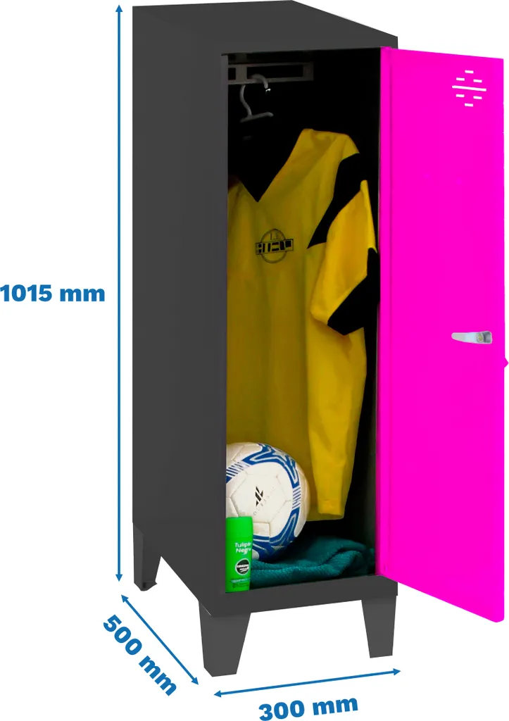Sécurisez vos affaires avec le casier Simonrack Simonlocker anthracite