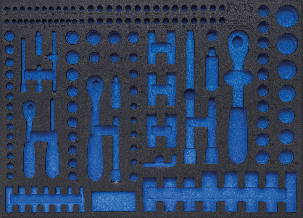 BGS technic Tool Tray 3/3, 216 mm, 216 g Zdjęcie produktu 