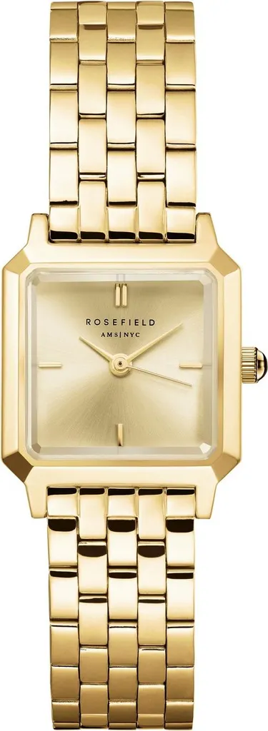 Montre Femme Carrée Rosefield Boxelle BCGSG-B04 en Maille Milanaise