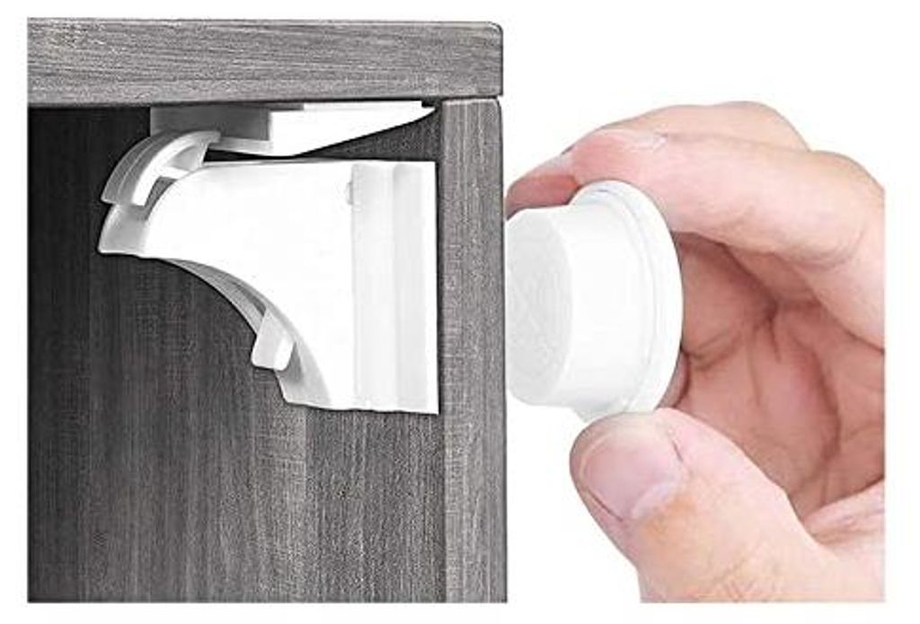 Babysicherheit Magnetisches Schrankschloss 10 Schlösser mit Produktbild 