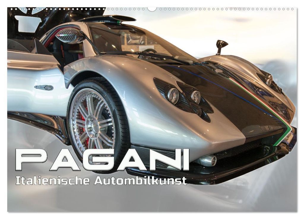Pagani italienische Automobilkunst (Wandkalender 2027 DIN A2 quer), CALVENDO Monatskalender