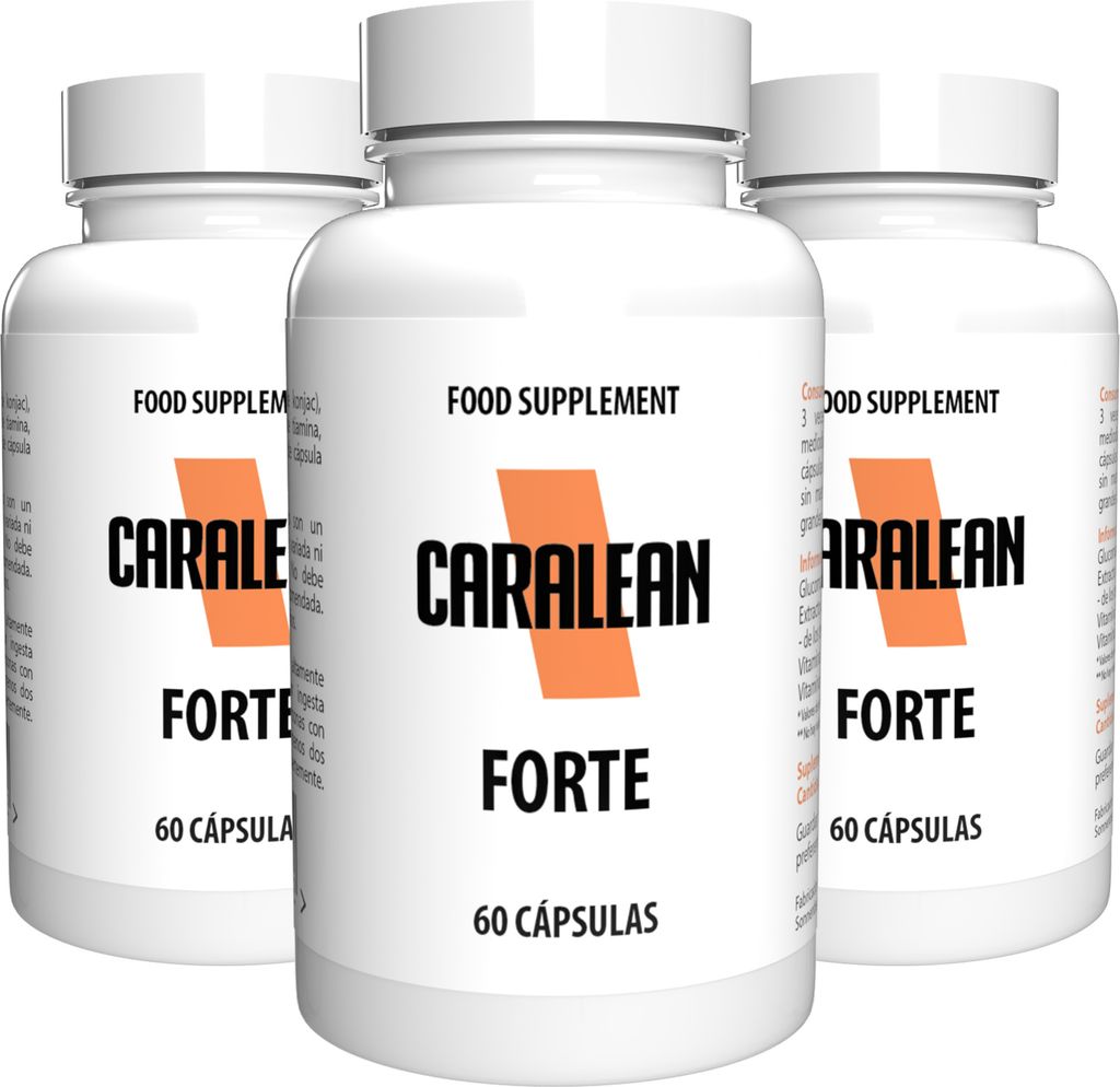 Caralean - 180 Kapseln (3x60) hochdosiert - Glucomannan & Produktbild 