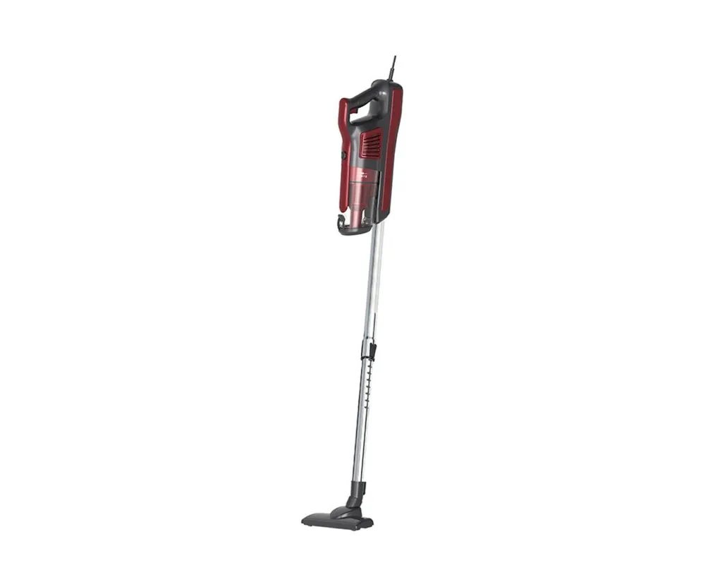 Scopa Elettrica 2 in 1 Ciclonica 600W con Cavo - Design Rosso-Nero