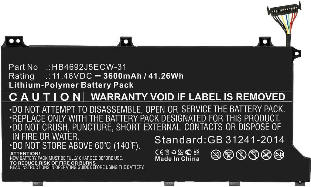 CoreParts MBXLP-BA0015, Akku, Huawei, HLY-19R, KPL-WOOB, Magicbook 14, MagicBook 15, MagicBook 15 4500U, MagicBook KPL-WOOB, MagicBook...