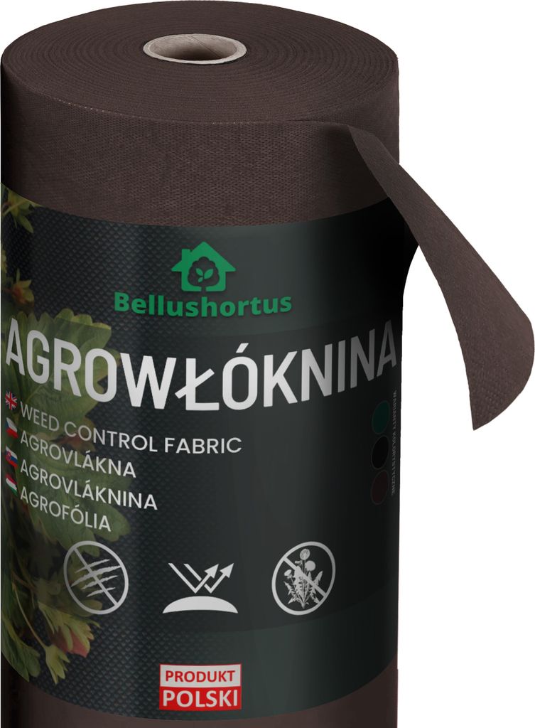 Włóknina przeciw chwastom 1,6 m brązowa 150 g/m² Odporna na Zdjęcie produktu 