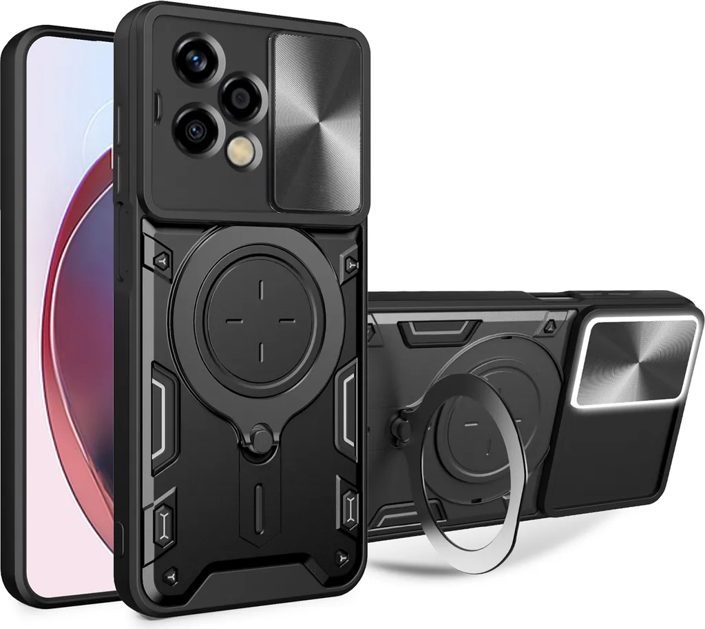 Honor 200 Lite Cover Anti-Caduta: Ring Stand e Protezione Camera