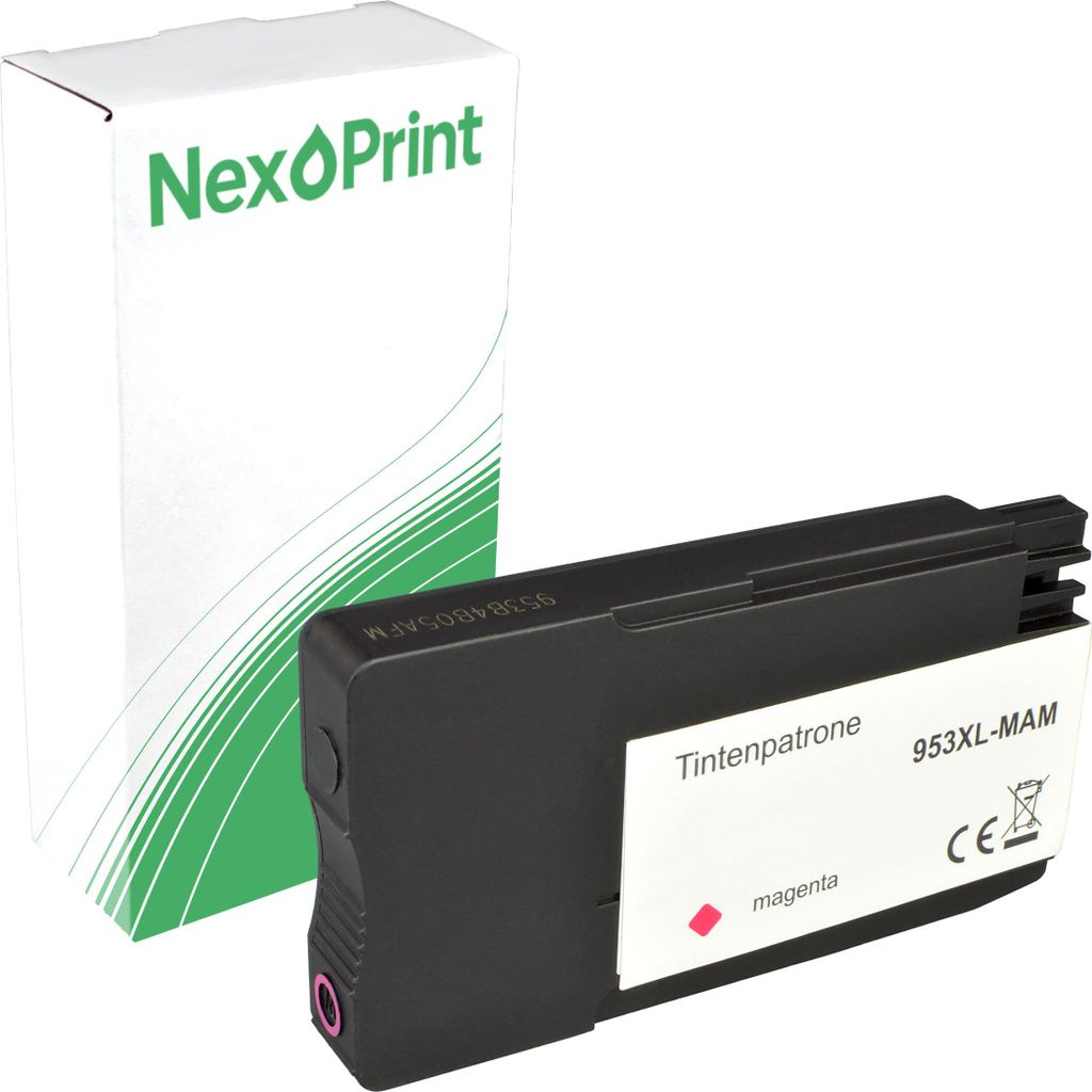 NexoPrint F6U17AE 953XL magenta Druckerpatronen kompatibel zu HP OfficeJet Pro 8718 OfficeJet Pro 8719 OfficeJet Pro 8720 ca. 1600 Seiten