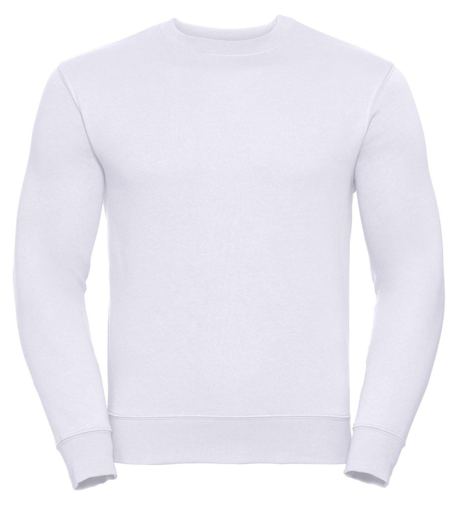 Russell Herren Authentic Sweatshirt, schmaler Schnitt FK690 (XL) (Weiß)