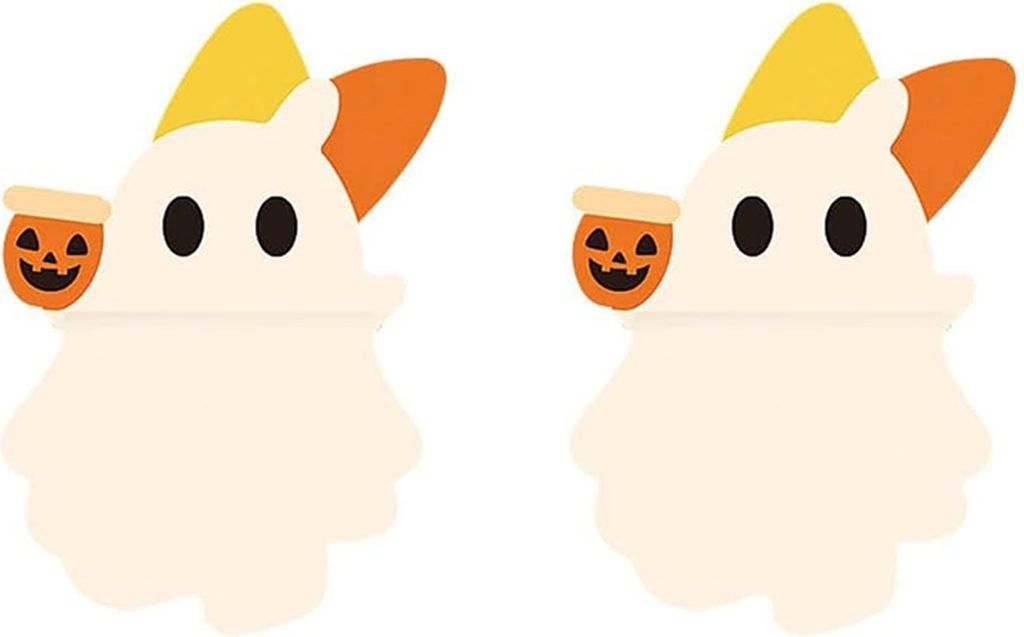 Halloween Ghost Phone Buddy, süßer aufklebbarer Geister-Telefonaufsatz, abziehbare und aufklebbare Mini-Telefonfiguren, Überraschungsspielzeug f...