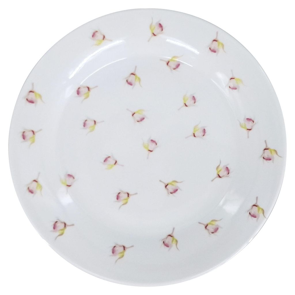 Mělký porcelánový talíř Ronda Poetica, ø 27 cm, květinový motiv, by inspire