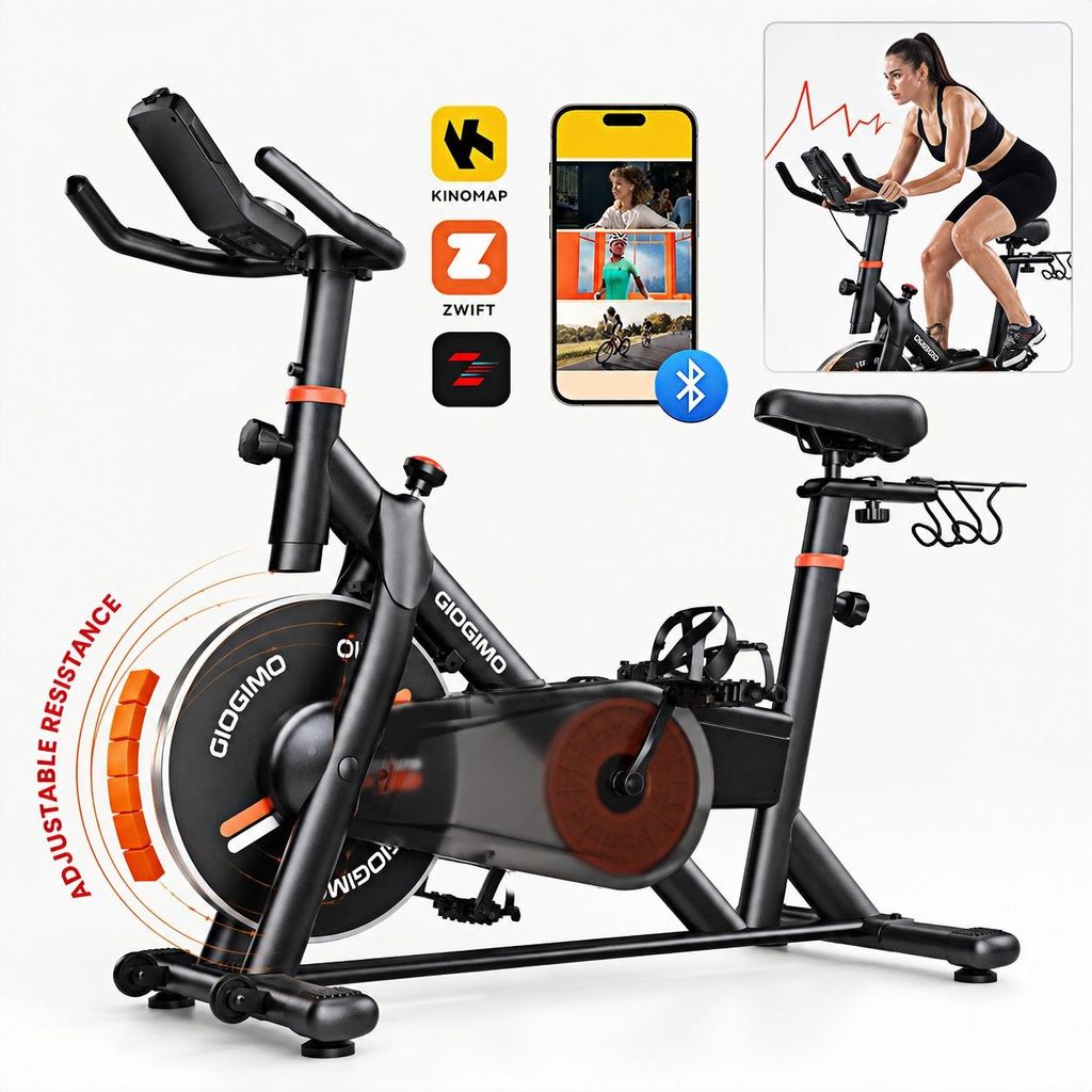 2026 NEUES Heimtrainer Fahrrad mit verstellbarem Produktbild 