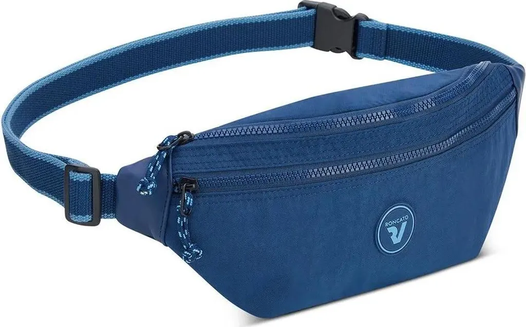 Sac banane Roncato Rolling bleu : libérez vos mains avec élégance - 2
