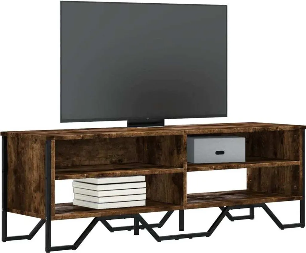 Mobile Porta TV Moderno 122cm Rovere Affumicato Maison Exclusive