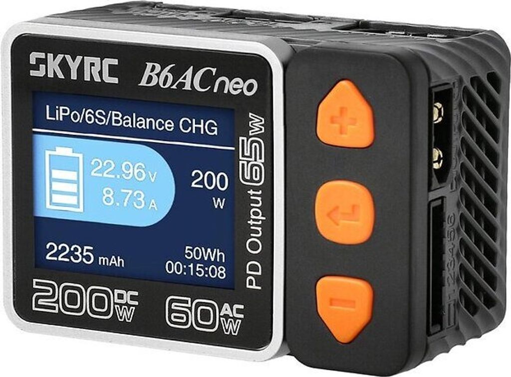 SkyRC B6AC Neo Ladegerät Charger LiPo 1-6s 60W AC
