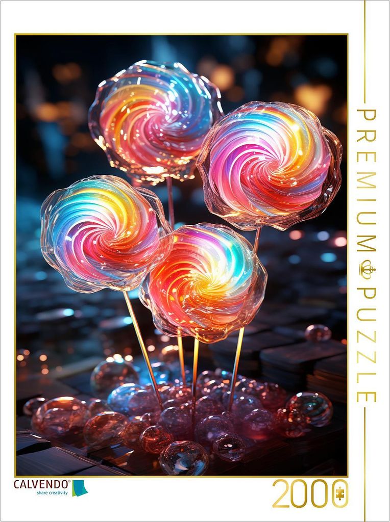 CALVENDO Puzzle Lollipop | 2000 Teile Lege-Größe 90x67cm Foto-Puzzle für glückliche Stunden