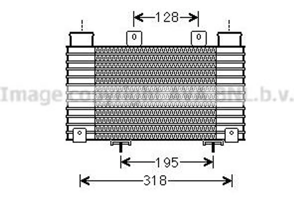 Intercooler AVA MZA4250 : Refroidisseur Turbo idéal pour Ford Ranger