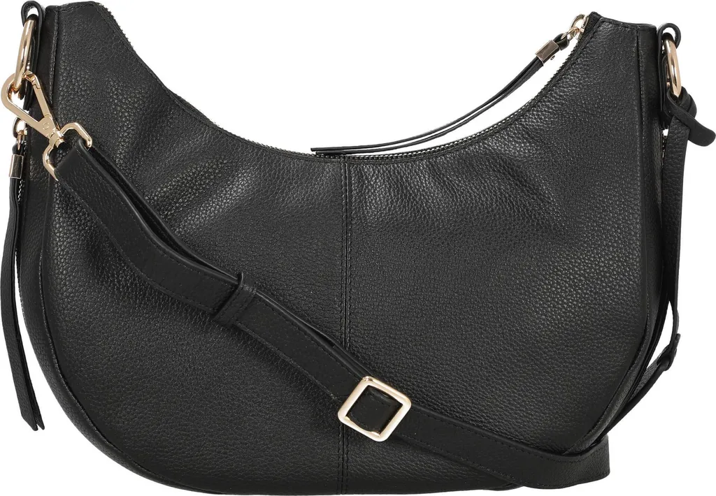 PICARD Java Cross Bag Black - Borsa a Tracolla in Vera Pelle Nera - 8