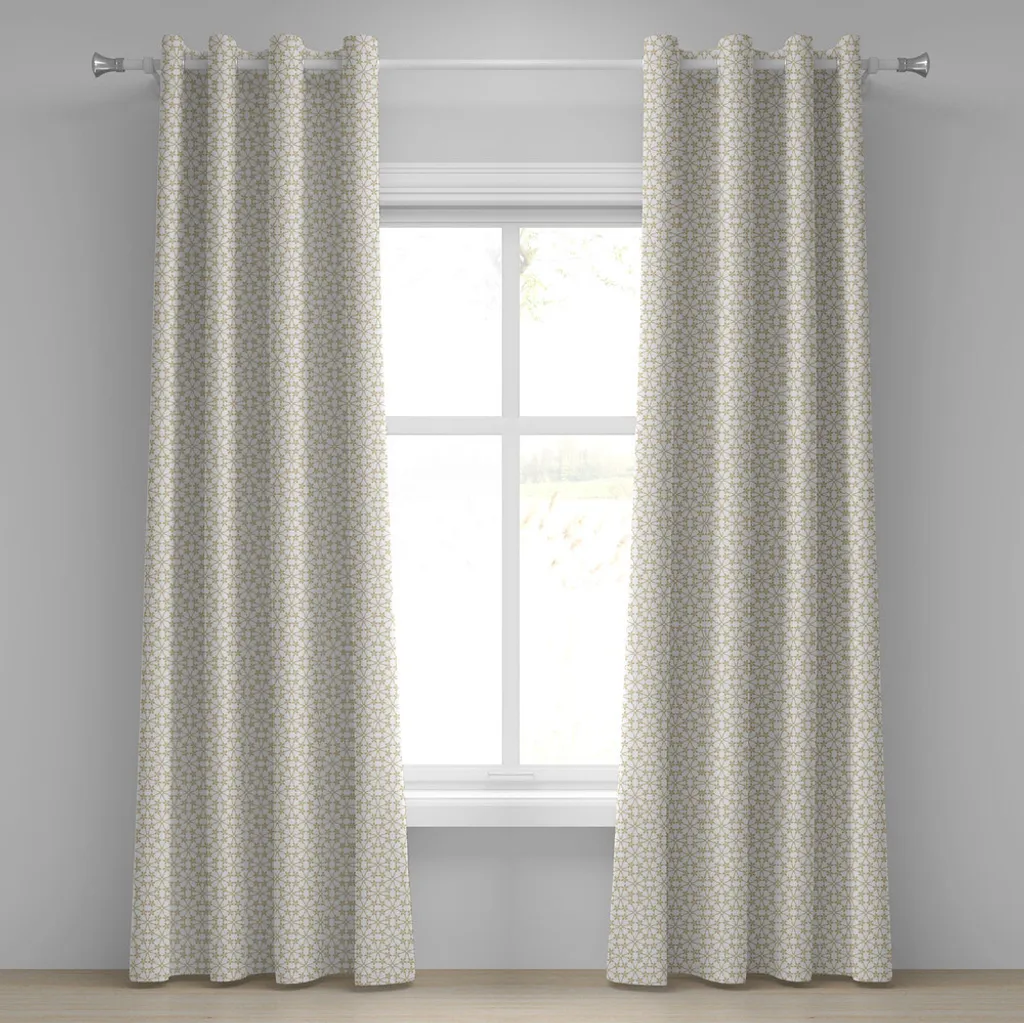 Rideau beige occultant partiel pour cacher le vis-à-vis avec style