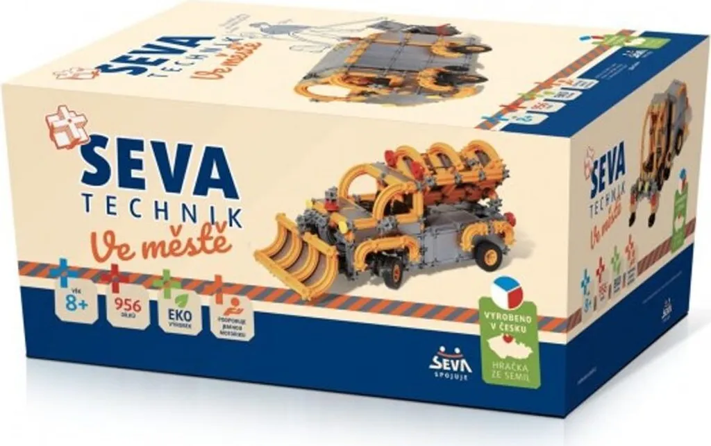 Jeu de construction SEVA TECHNIK Dans la ville 956 pièces en boîte