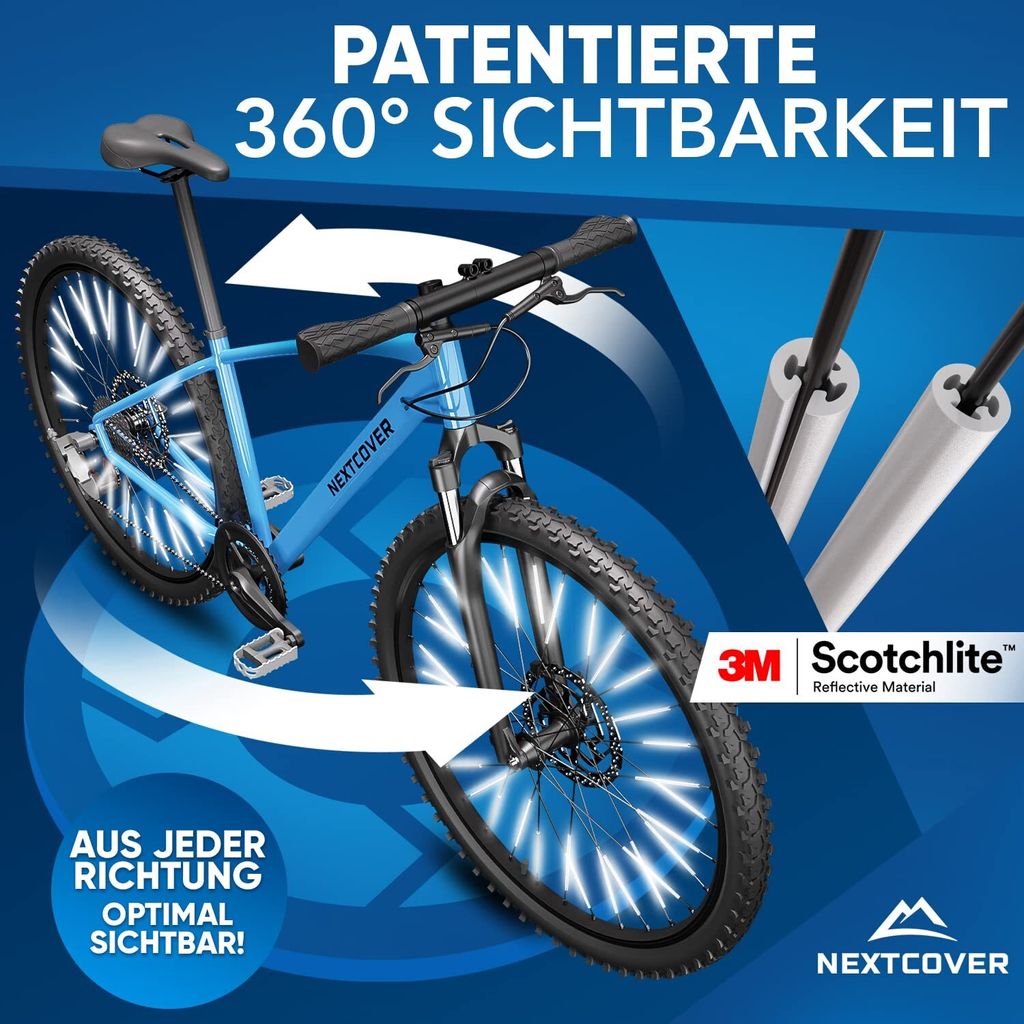 Nextcover® Speichenreflektoren Fahrrad 36