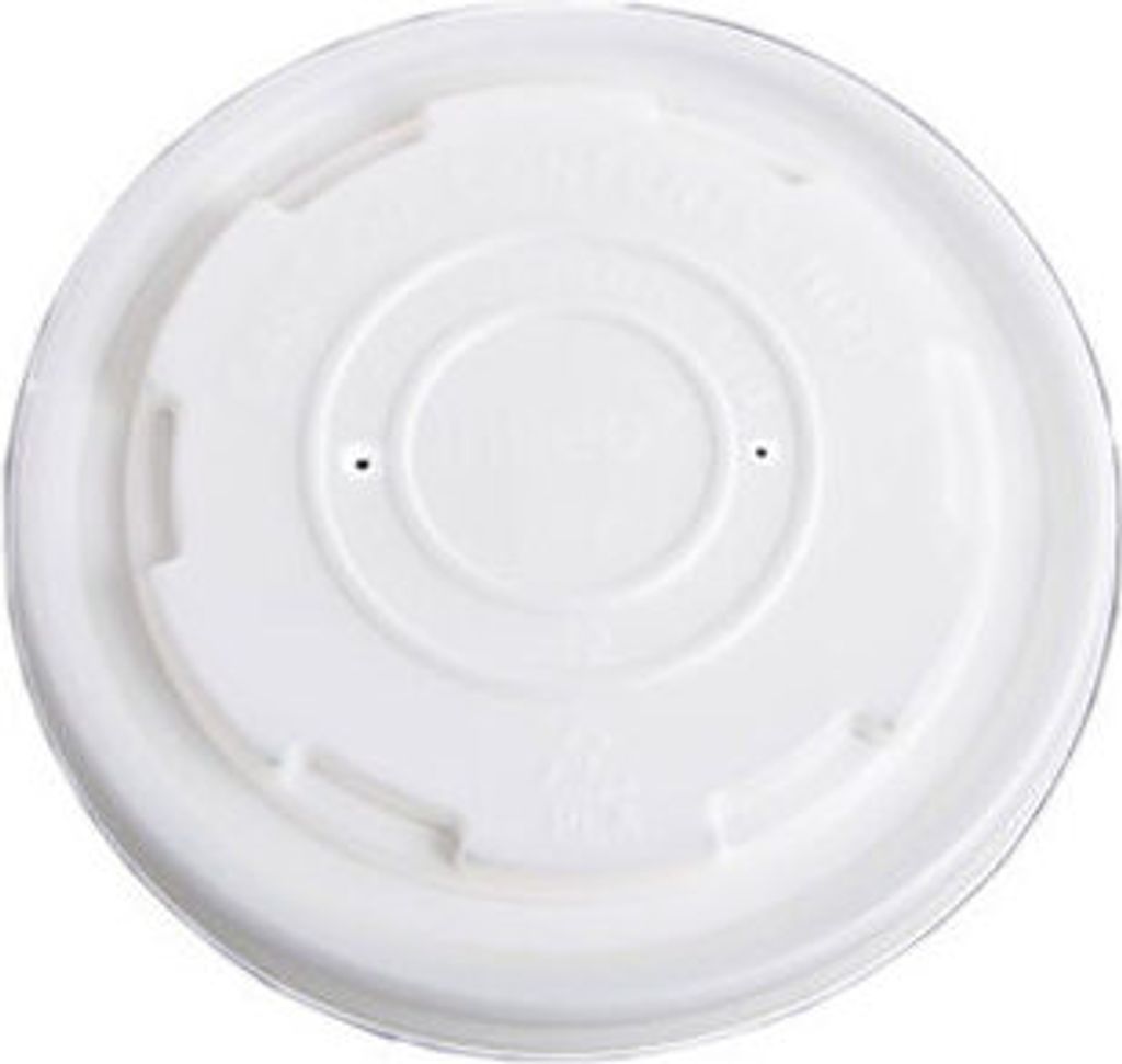 50x  Deckel für Suppenbecher aus Biokunststoff cPLA Ø9cm Produktbild 