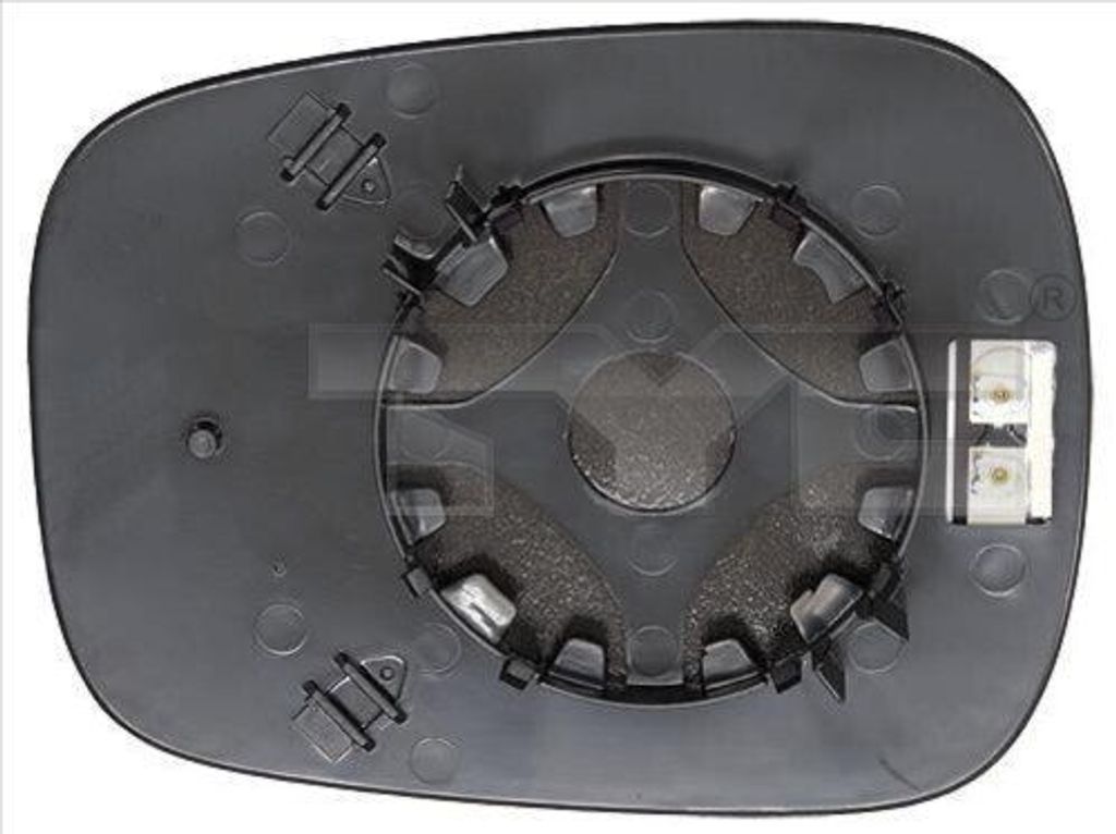 TYC 328-0031-1 Spiegelglas, Außenspiegel OE 9636600QAN kompatibel mit Kubistar, Kangoo
