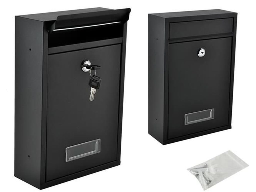 S6237 cassetta postale - nero Immagine del prodotto 