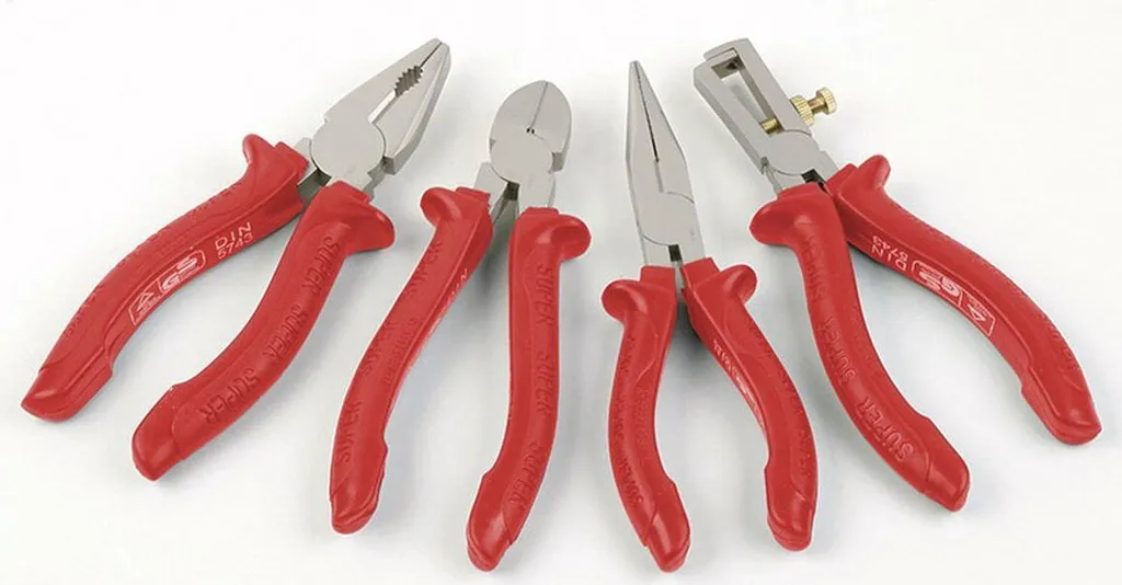 Scheda Tecnica Set 4 Pinze Meister Conmetall | Acciaio Forgiato