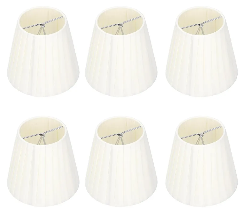 Set de 6 Abat-jour pour Rénover un Lustre ou une Applique avec Élégance