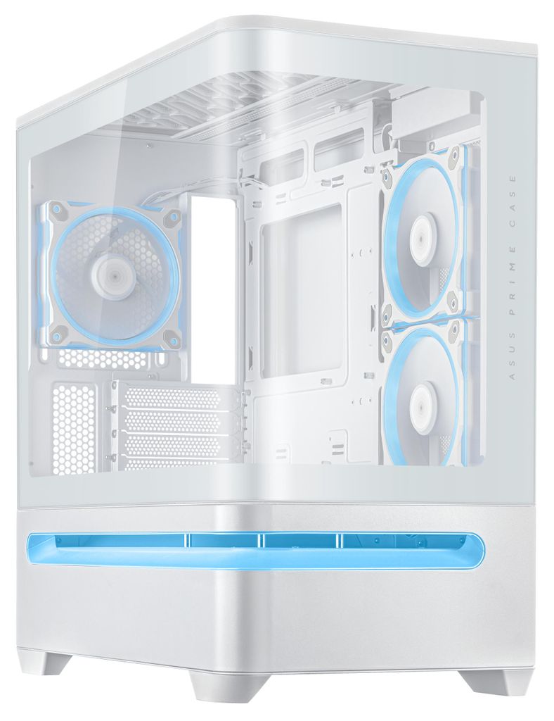 ASUS PRIME AP202 ARGB Midi Tower Weiß Produktbild 