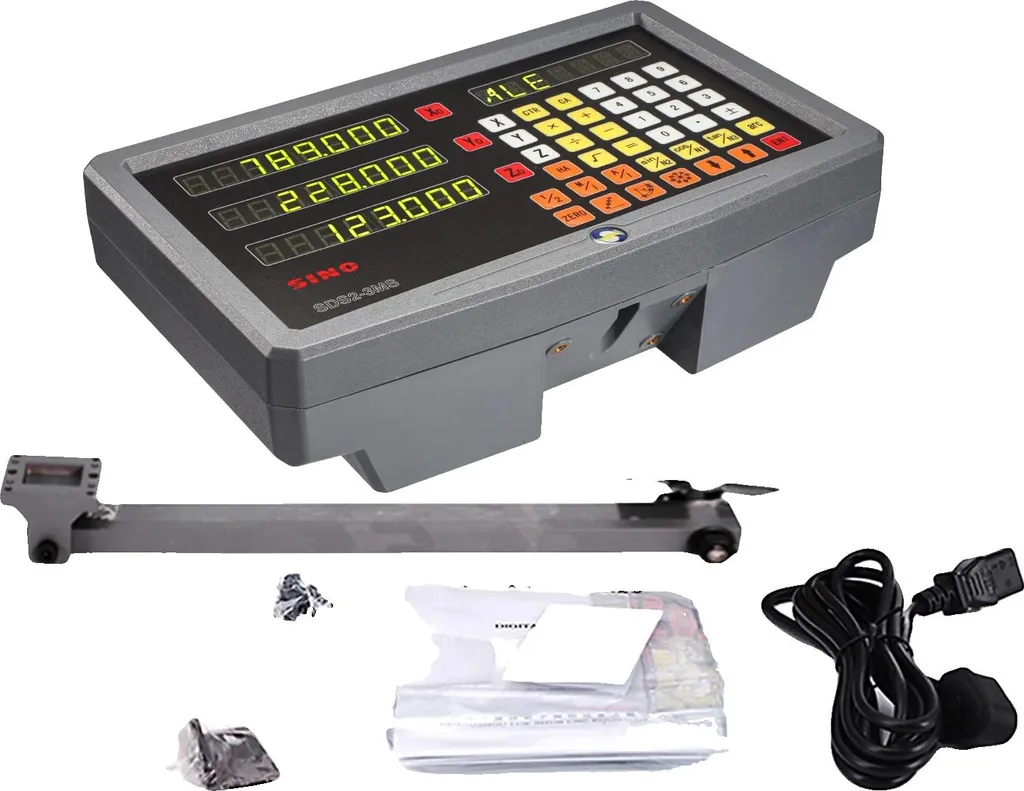Affichage Numérique SDS2-3MS avec Grand Écran LCD pour Fraiseuse et Tour