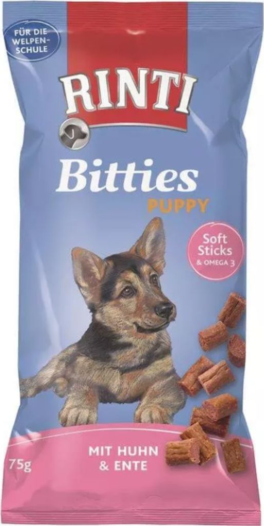Rinti Dog Extra Bits Puppy Chicken + Kahn 75g Obrázok produktu 