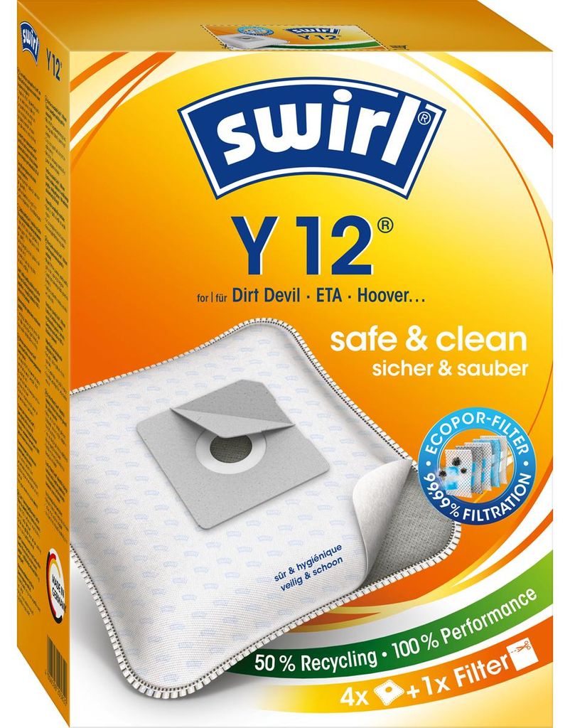 Swirl Y 12, Niebieski, Biały, Żółty, 4 szt., 1 szt. Zdjęcie produktu 