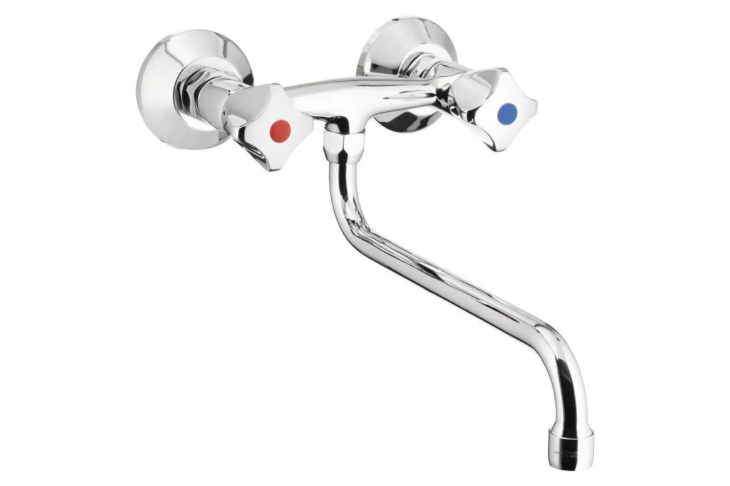 KFA Mitigeur mural standard pour cuisine Chrome 300-610-00 Haute Qualité - 3