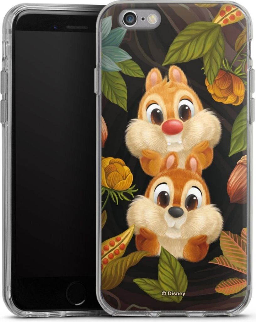 DeinDesign Handyhülle für Apple iPhone 6 Silikon Hülle Case Smartphone Schutzhülle Disney Offizielles Lizenzprodukt Chip und Chap