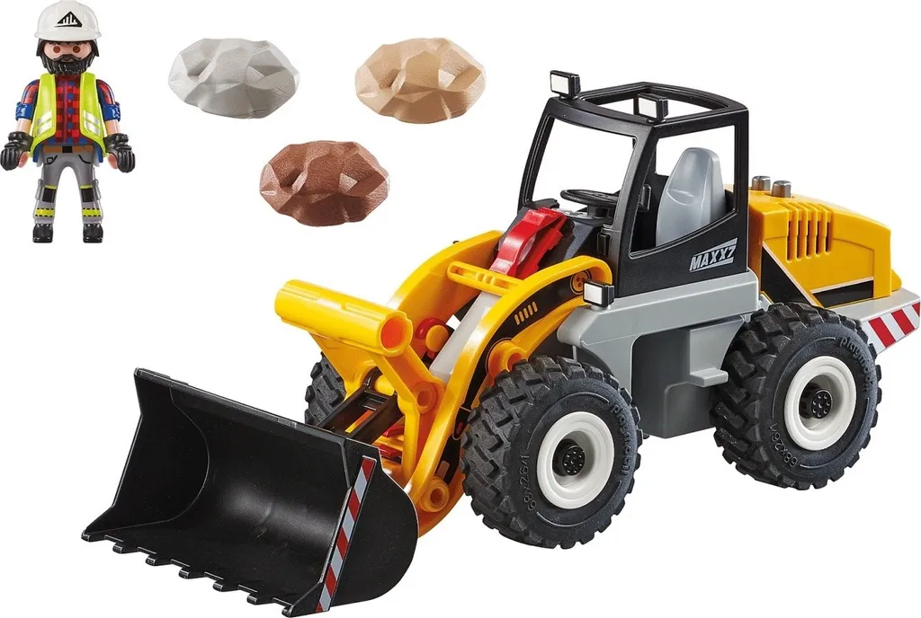 PLAYMOBIL 70445 Chargeur sur roues solide pour jouer sans rien casser