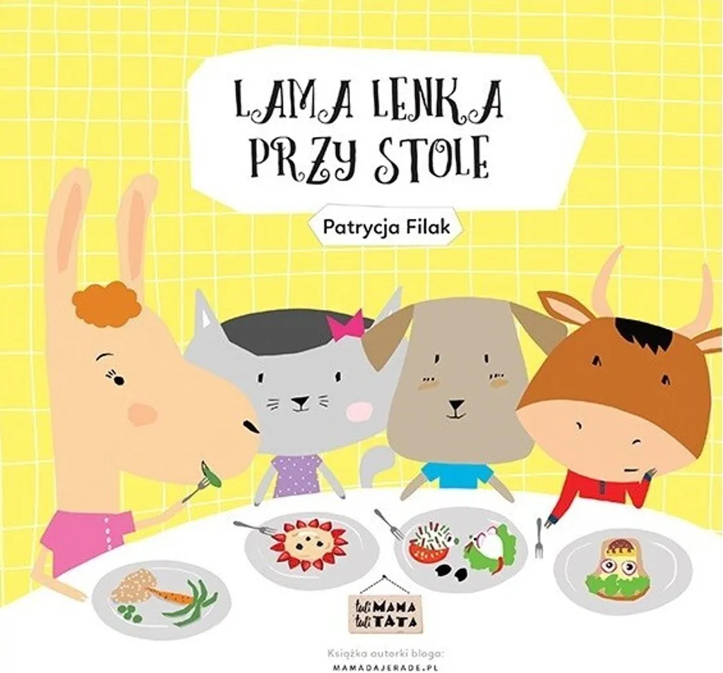 Lama Lenka à table : livre polonais pour enfant qui ne veut pas manger