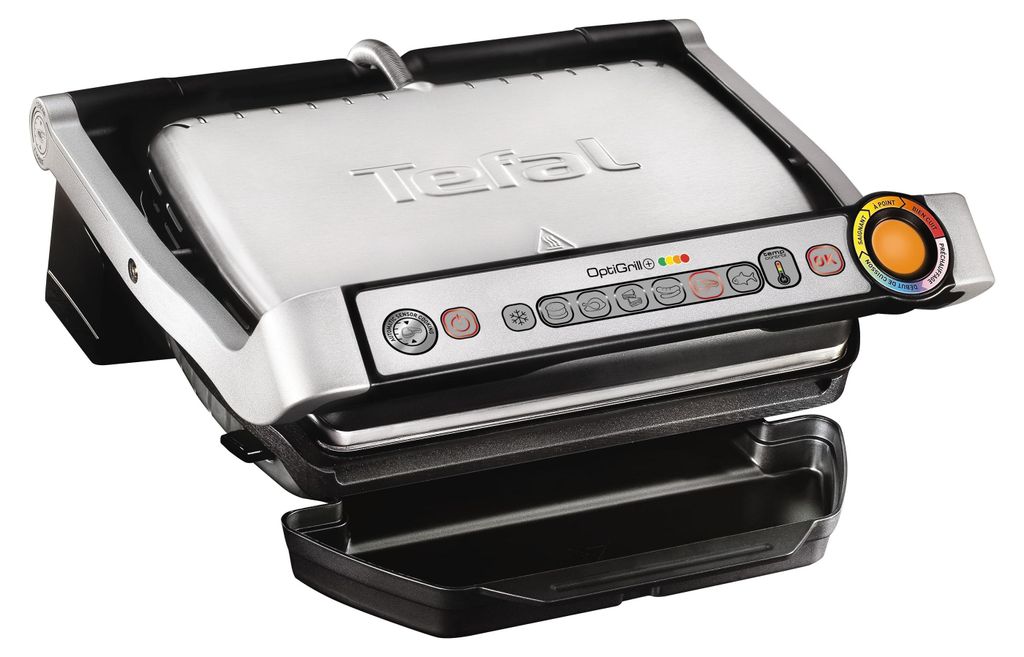 Tefal GC712D34 Optigrill+  (silber/schwarz, 2.000 Watt) Produktbild 
