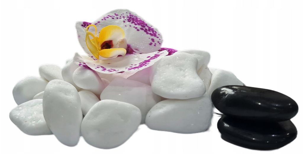Thassos Kieselsteine 1–3 cm 5 kg – Weißer Naturstein aus Produktbild 