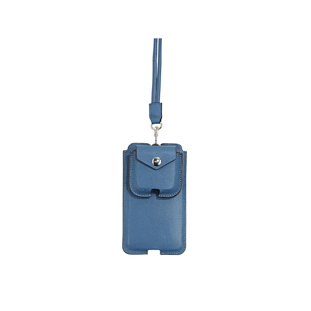 ESPRIT Pelle borsa per cellulare Brooke Phone Bag Light Blue