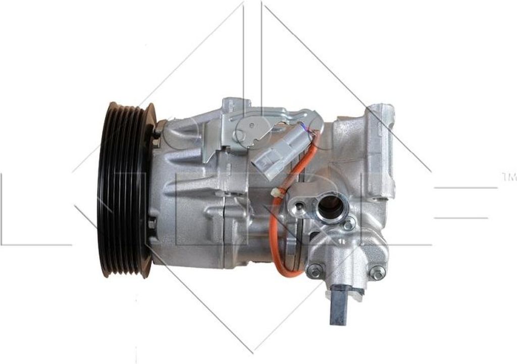 Klimakompressor 12 V Ø 115 mm 5SE09 NRF passend für TOYOTA YARIS
