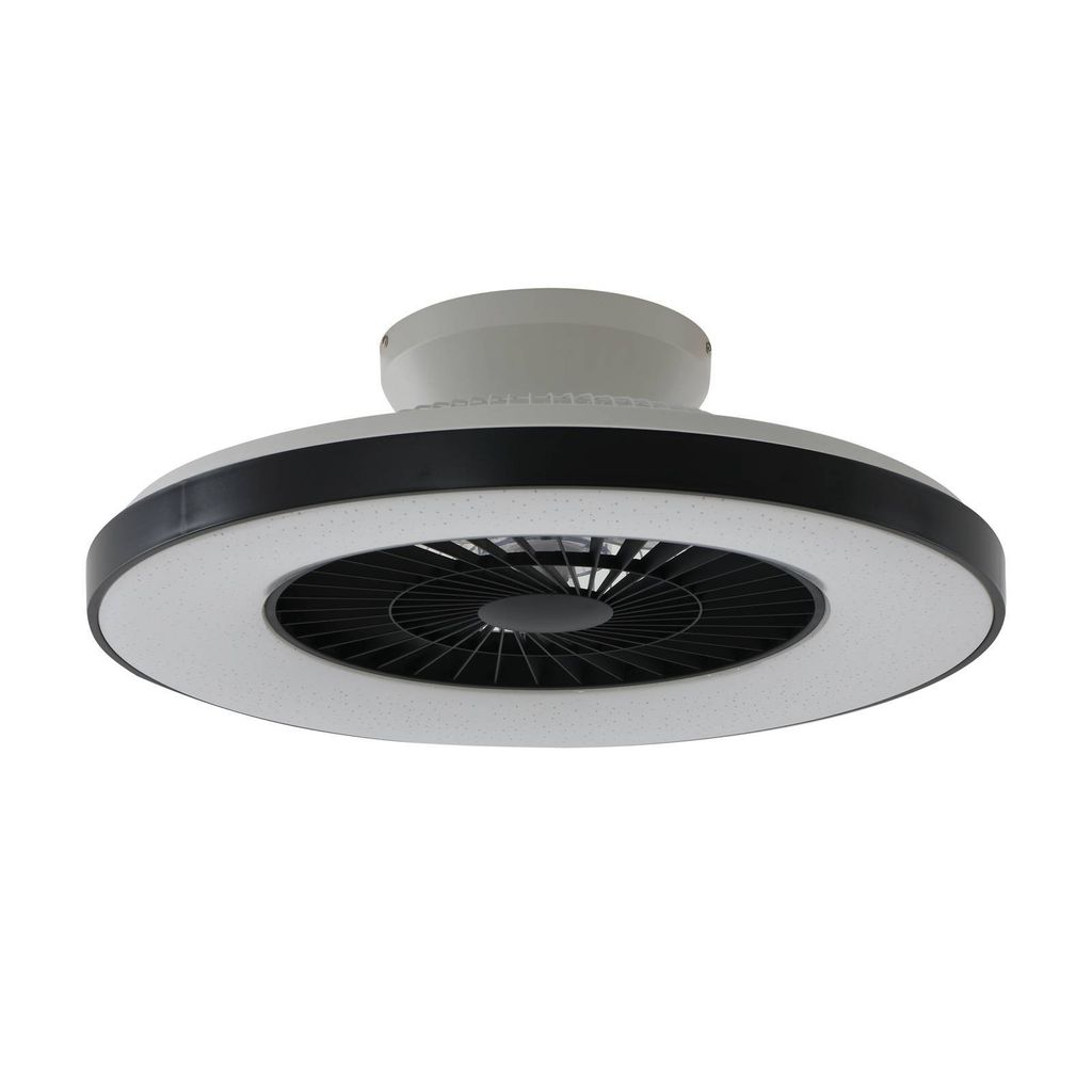Lindby Smart LED-Deckenventilator Paavo schwarz leise Tuya
