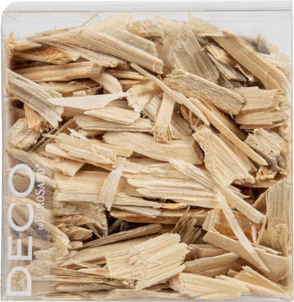 Streudeko - Holzflakes - ca. 600 ml - - Farbe braun