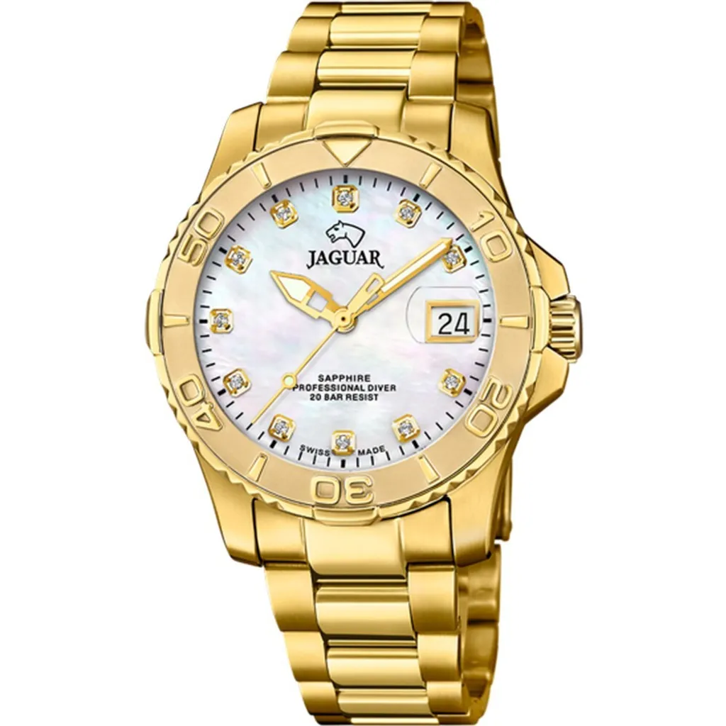 Jaguar J971/5 Montre Homme avec Verre Saphir et Étanchéité 100m