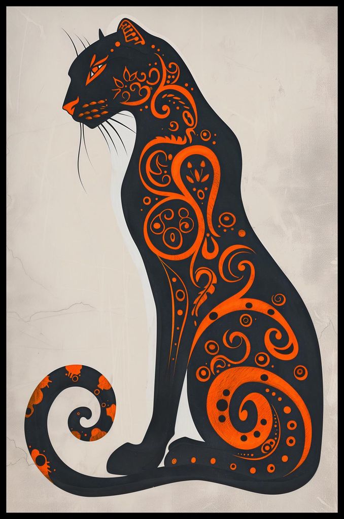 Plakat 53x81cm Kunst und Ornament