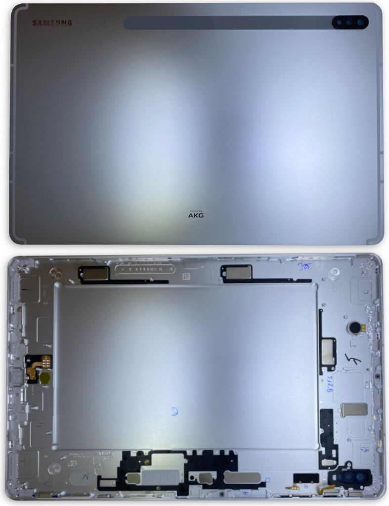 Samsung Akkudeckel Batterie Deckel Cover Galaxy Tab S7 Plus GH96-13787B Silber