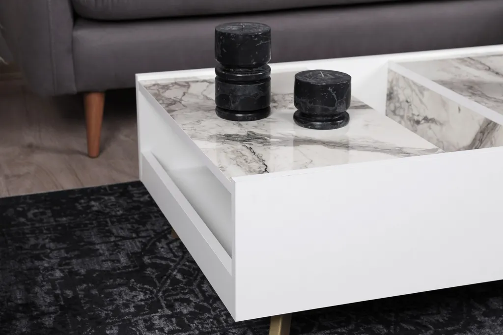 Table basse pour salon moderne Frida idéale pour les apéritifs