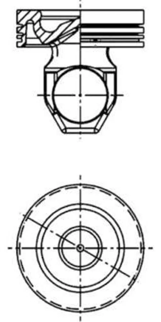 Piston KOLBENSCHMIDT 40338600 à Haute Résistance Thermique - OE 11015402