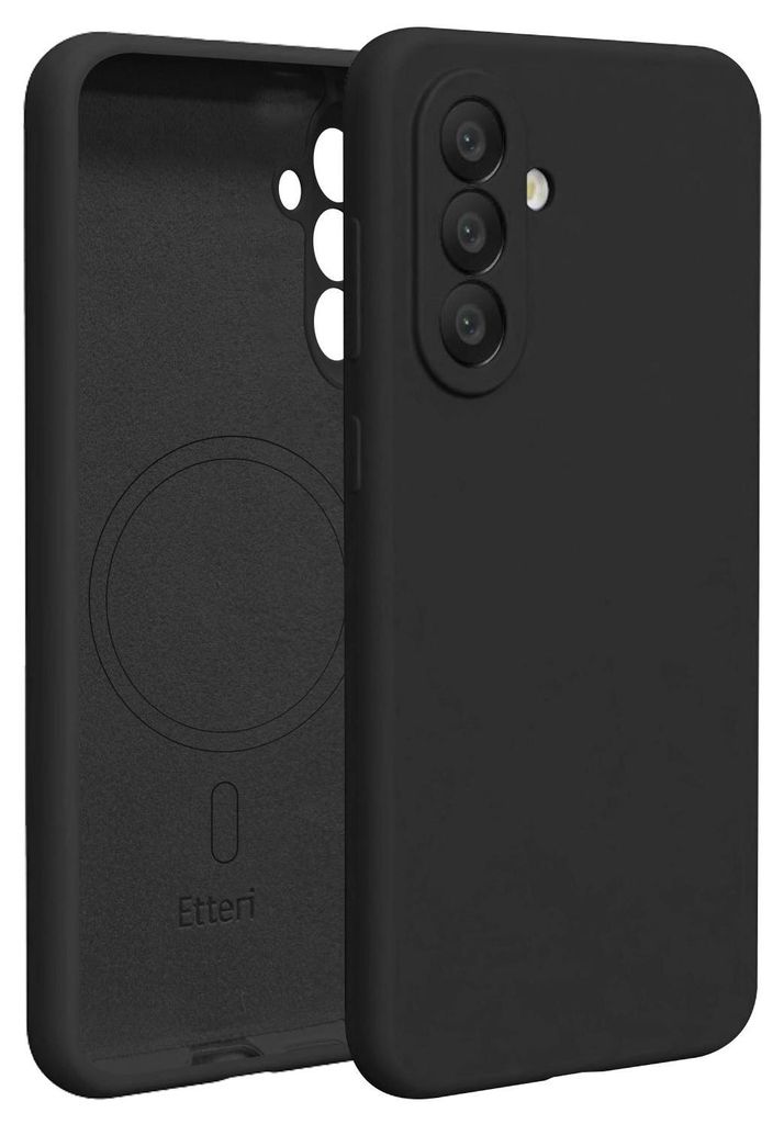 Etteri Silikon Mag Case für Samsung Galaxy A57 5G Schwarz