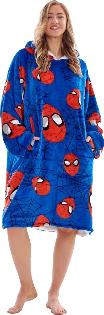 Hoodie Couverture Sherpa Spider-Man Oversize pour Enfant - Coloris TC301